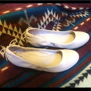 Bandolino Lace Up Ballerina Flats